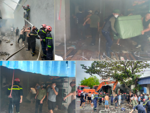 Thông tin về vụ cháy ở thôn 8, xã Hòa Bình, Thủy Nguyên